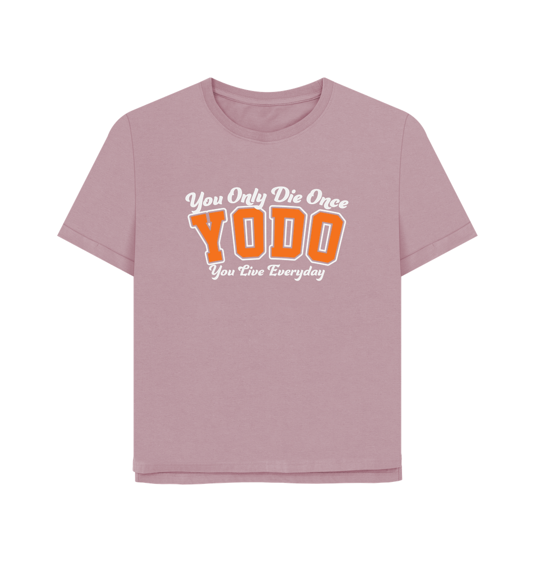 Mauve Yodo Women's Relaxed Fit T-shirt