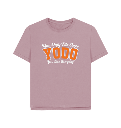 Mauve Yodo Women's Relaxed Fit T-shirt