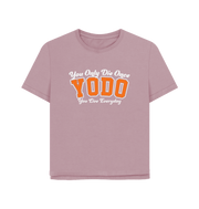 Mauve Yodo Women's Relaxed Fit T-shirt