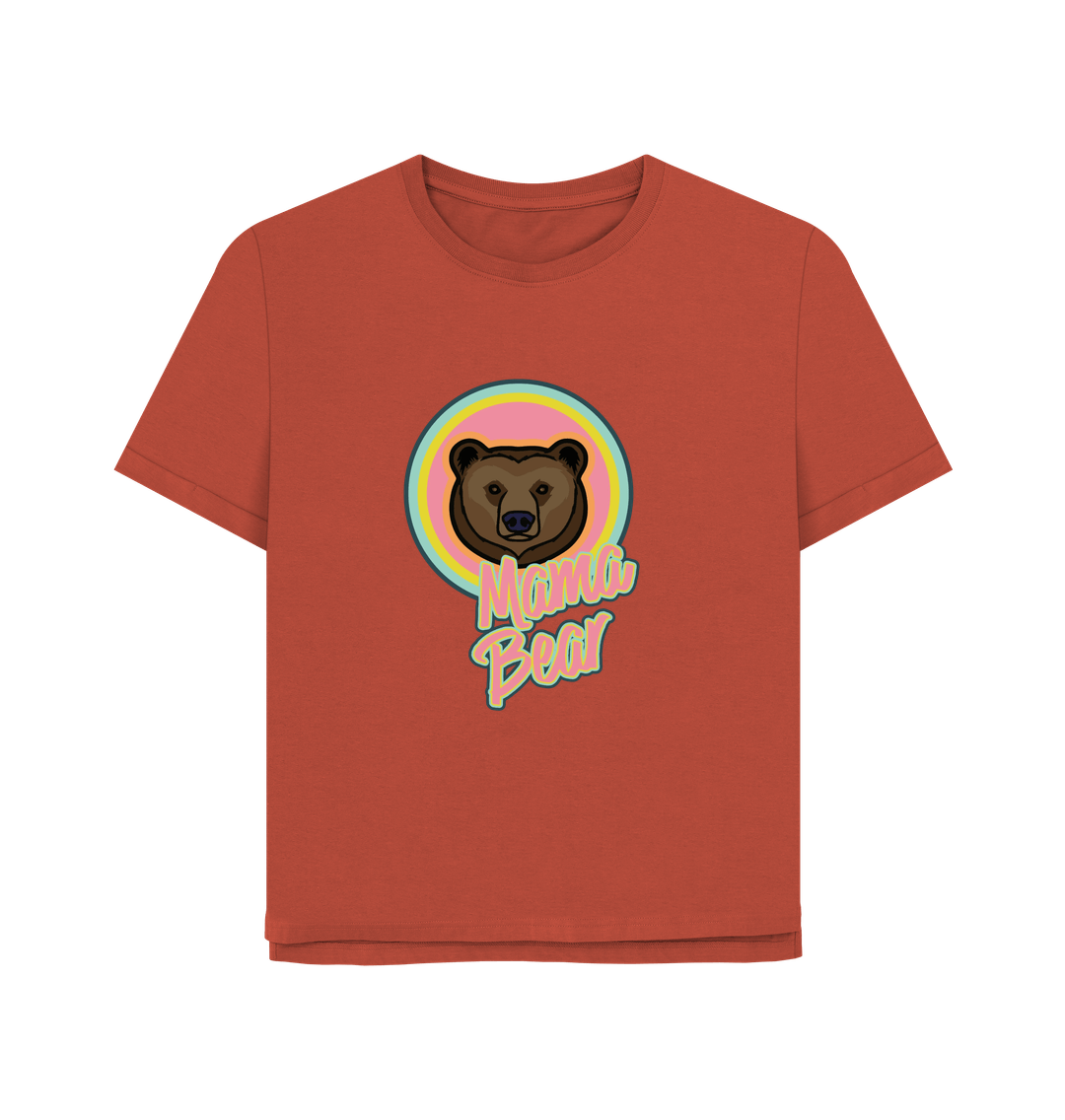 Rust Mama Bear Women's Relaxed Fit T-shirt