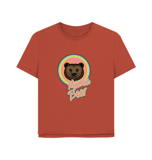 Rust Mama Bear Women's Relaxed Fit T-shirt