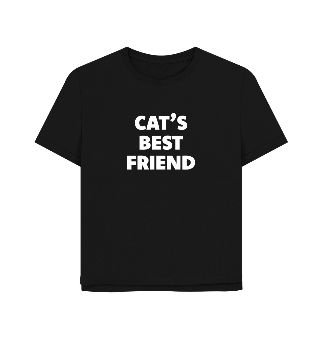 Black Cat's Best Friend Women's Relaxed Fit T-shirt