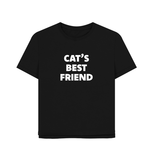 Black Cat's Best Friend Women's Relaxed Fit T-shirt