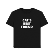 Black Cat's Best Friend Women's Relaxed Fit T-shirt