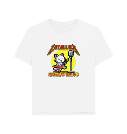 White Catallica Women's Relaxed Fit T-shirt