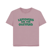 Mauve Leftovers Women's Relaxed Fit T-shirt