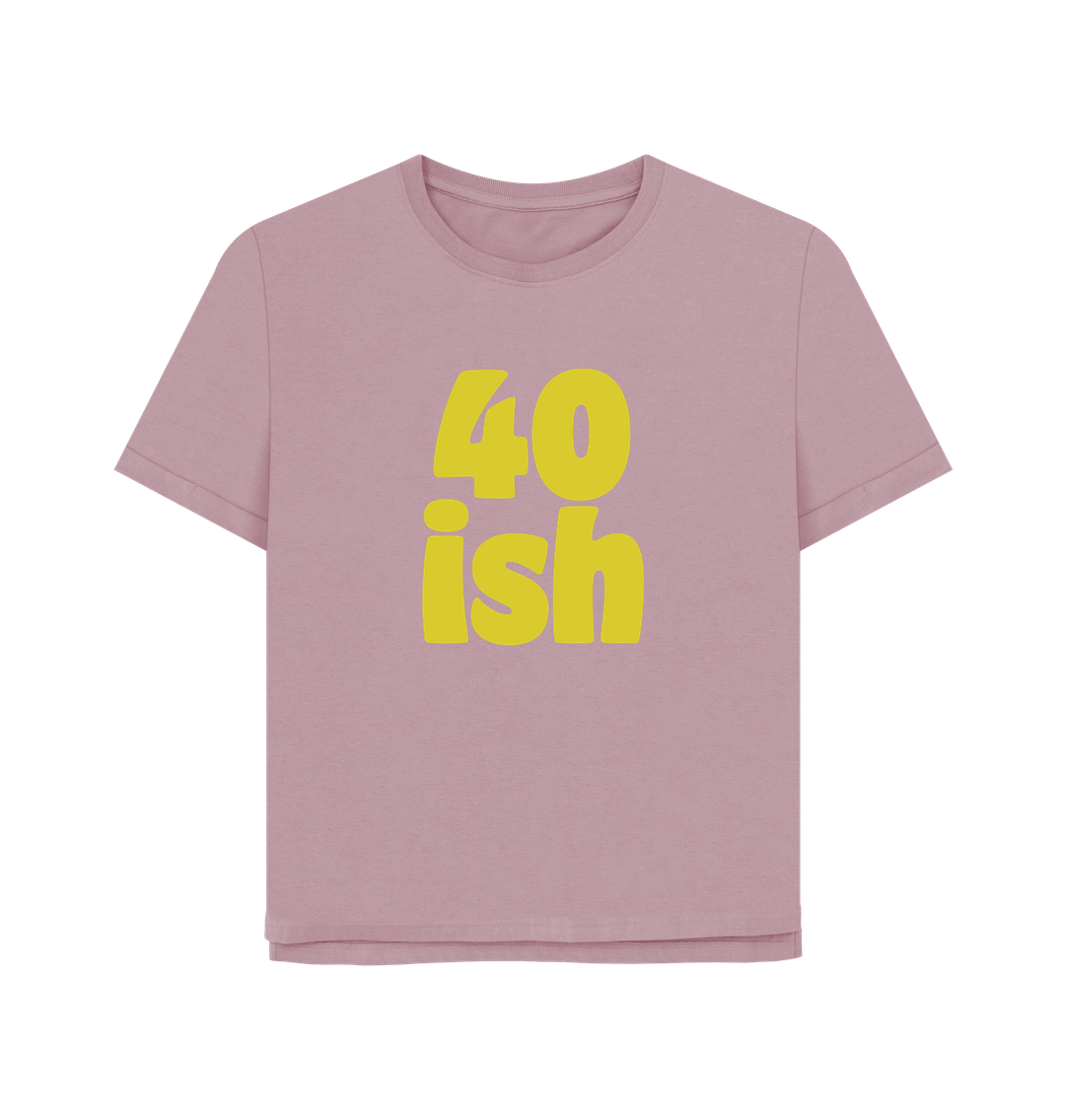 Mauve Forty-ish Women's Relaxed Fit T-shirt