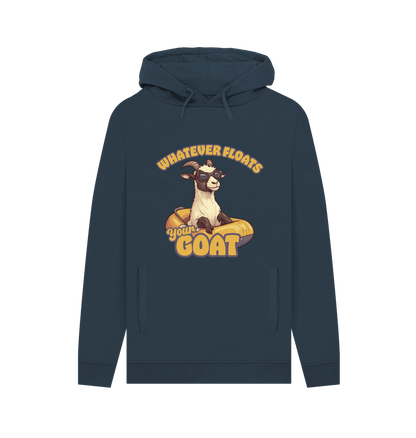 Navy Floats Your Goat Men's Hoodie