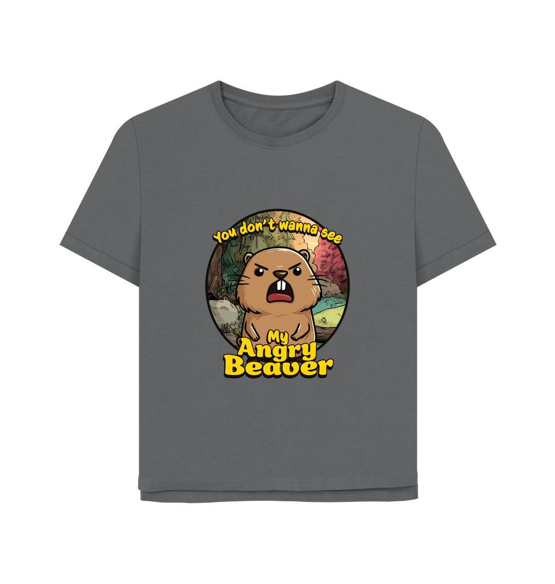 Slate Grey Printed T-shirt