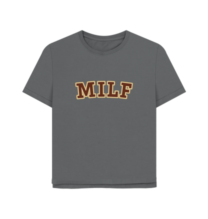 Slate Grey Milf Women's Relaxed Fit T-shirt