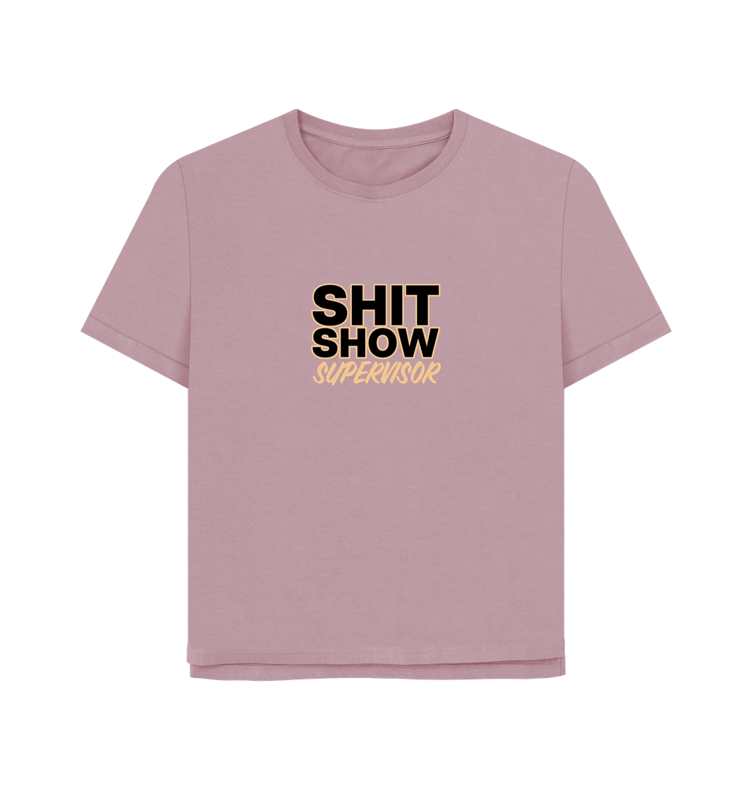 Mauve Show Supervisor Women's relaxed Fit T-shirt