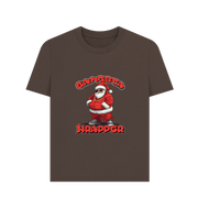 Chocolate Gangsta Wrapper Women's Christmas T-shirt