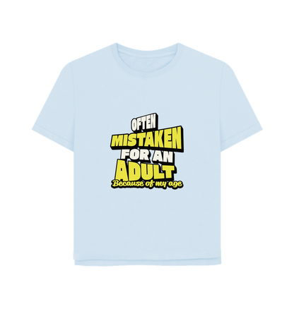 Sky Blue Printed T-shirt