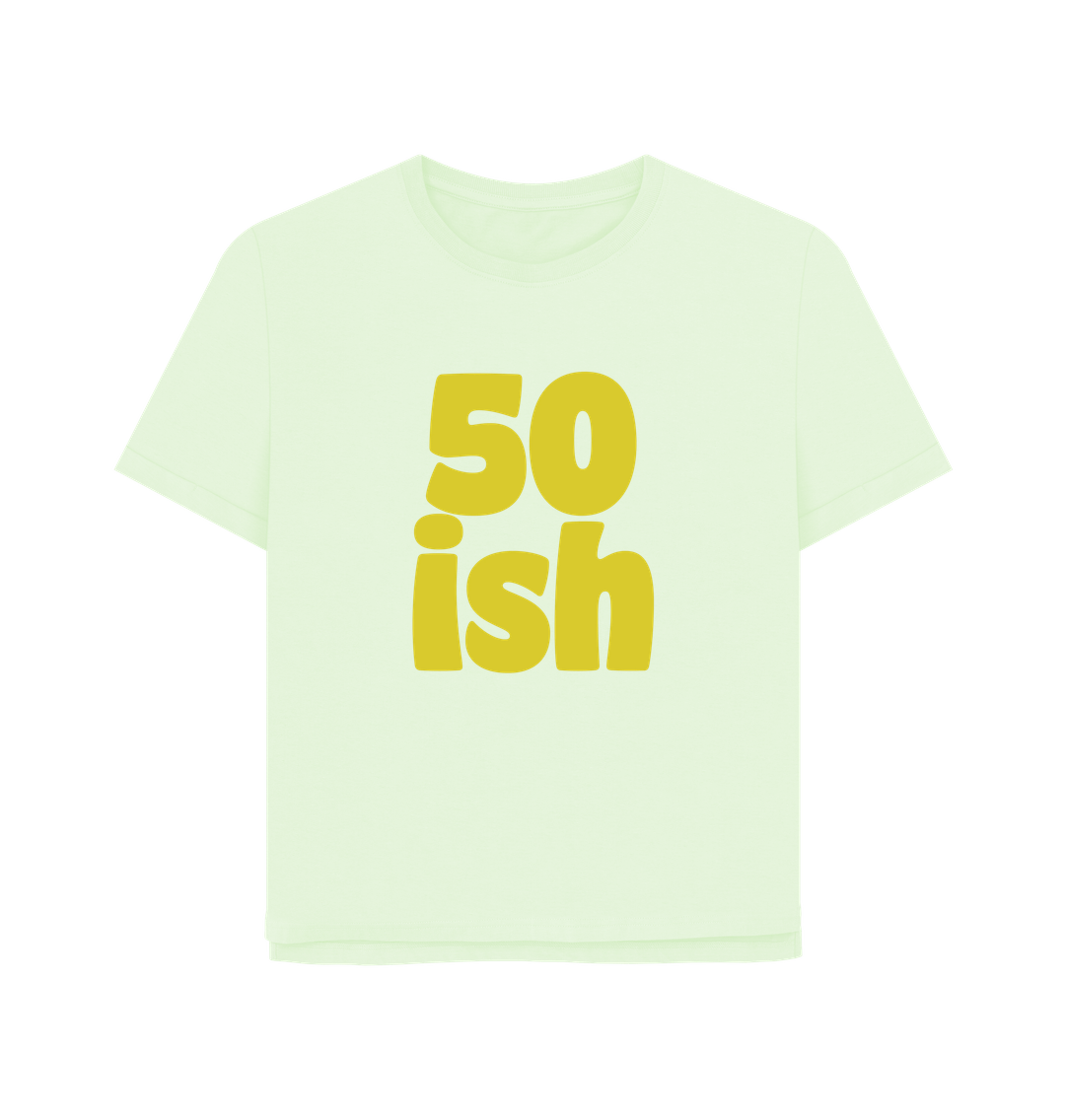 Pastel Green Fifty-ish Women's Relaxed Fit T-shirt