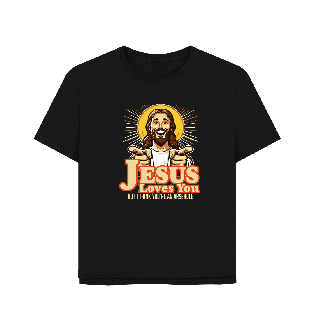 Black Jesus Loves You Women's Relaxed Fit T-shirt