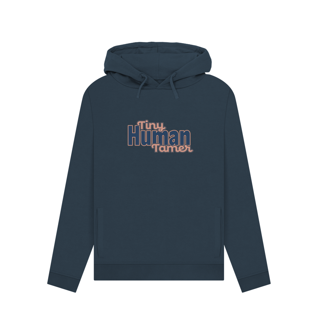 Navy Blue Tiny Human Tamer Women's Hoodie