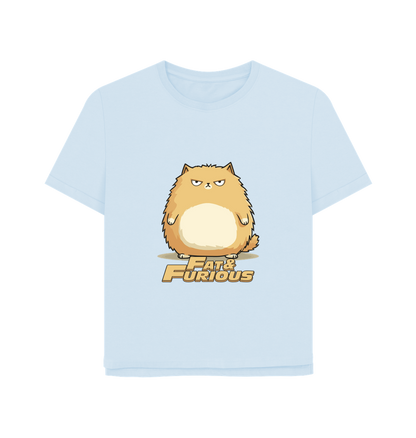 Sky Blue Printed T-shirt