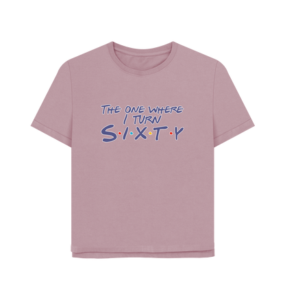 Mauve Turn Sixty Women's Relaxed Fit T-shirt