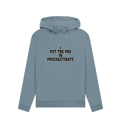 Stone Blue Procrastinate Women's Hoodie