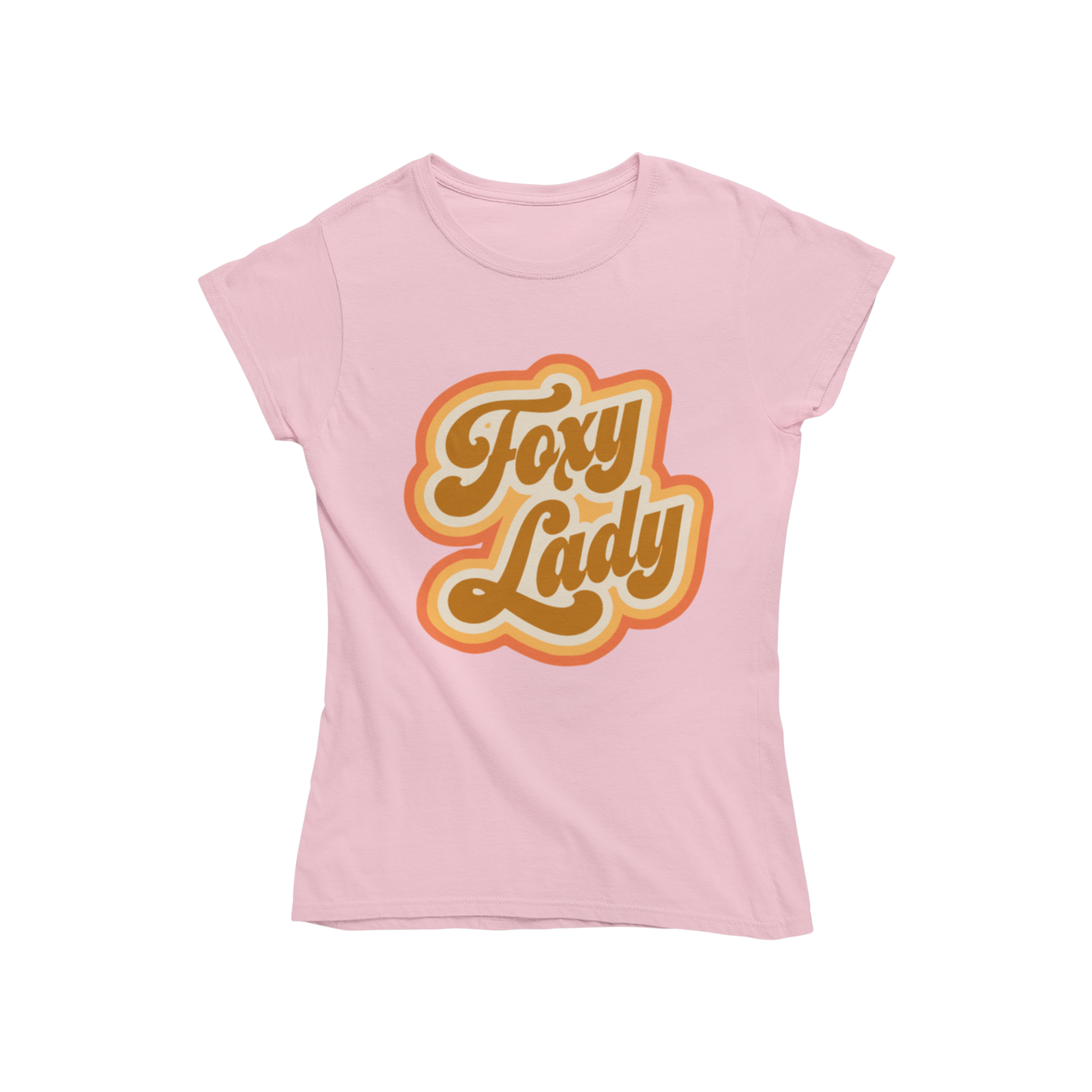 Foxy Lady Orange Womens T-shirt - Teevolution