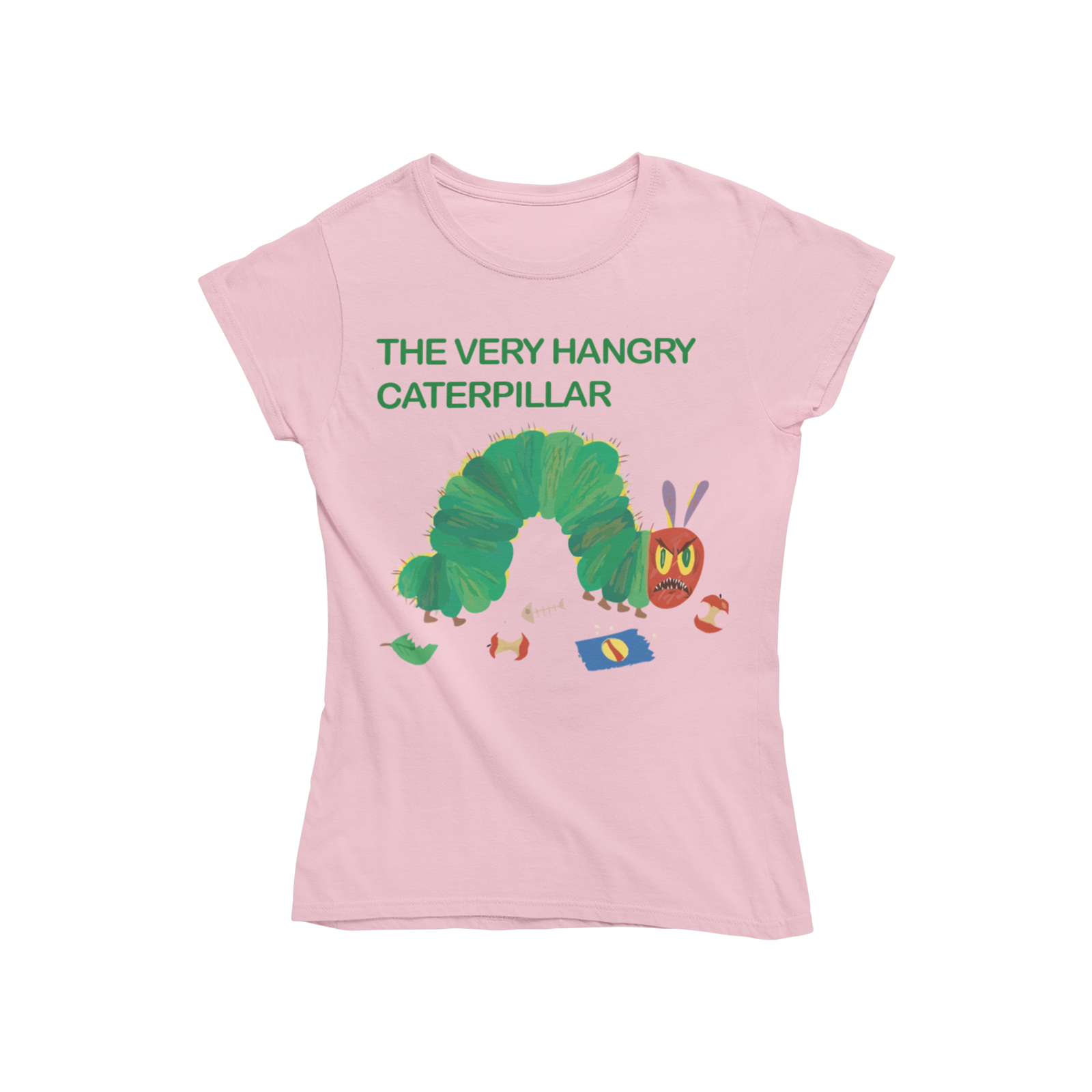 Hangry Caterpillar Womens T-shirt - Teevolution