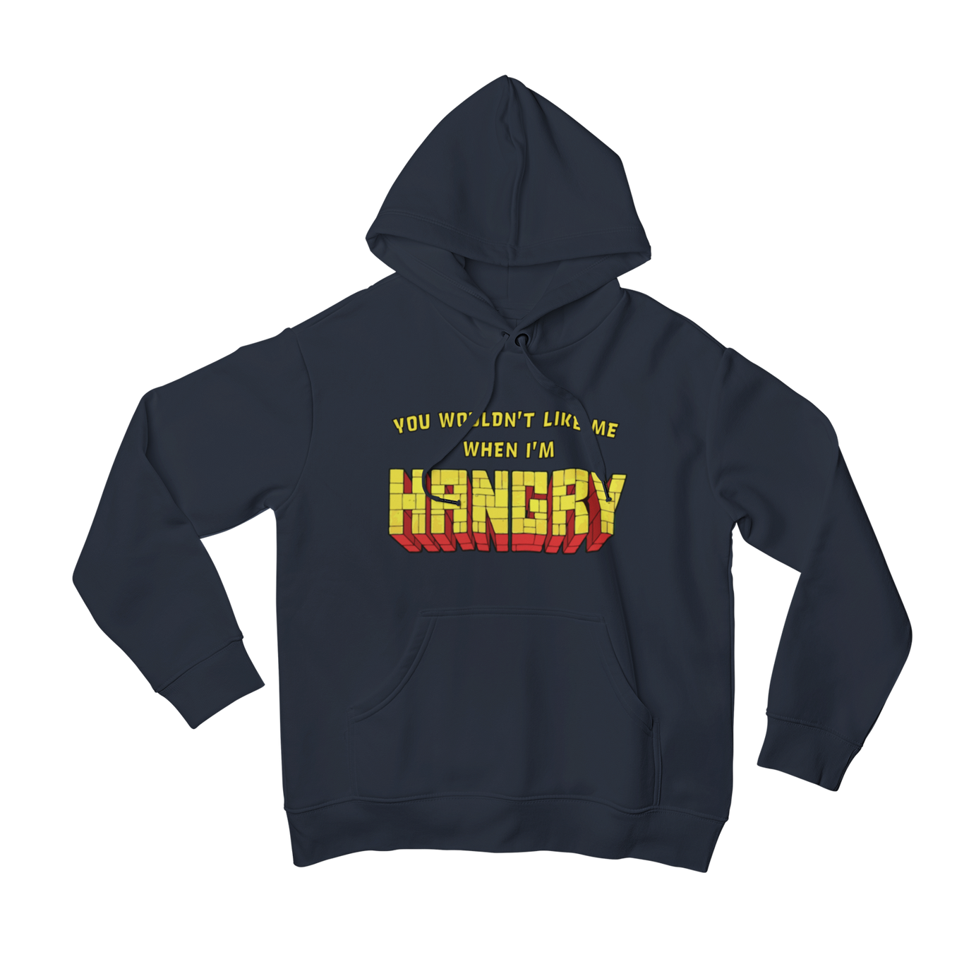 Hangry Hoodie Front Print - Teevolution