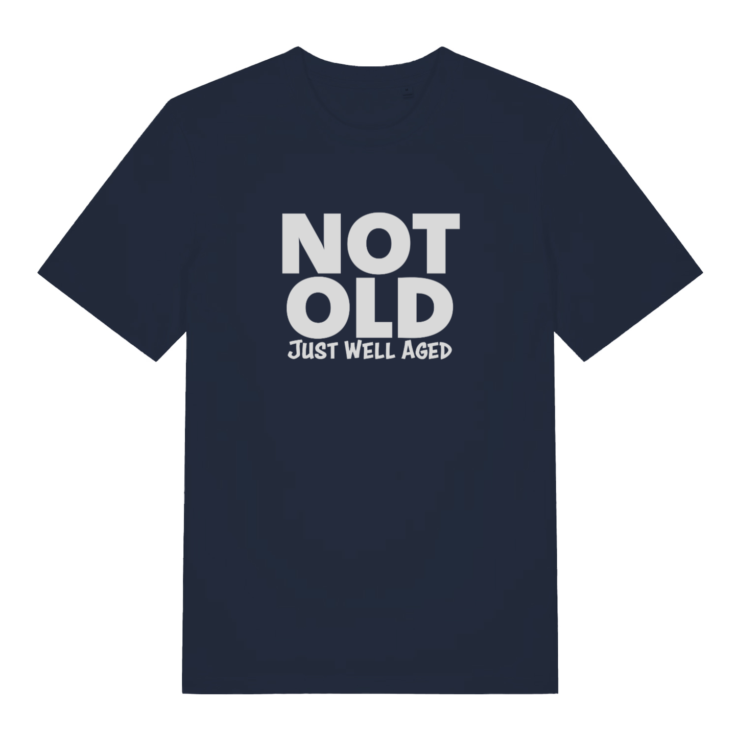 Navy Not Old Just Well Aged funny slogan t-shirt with witty maturity design  