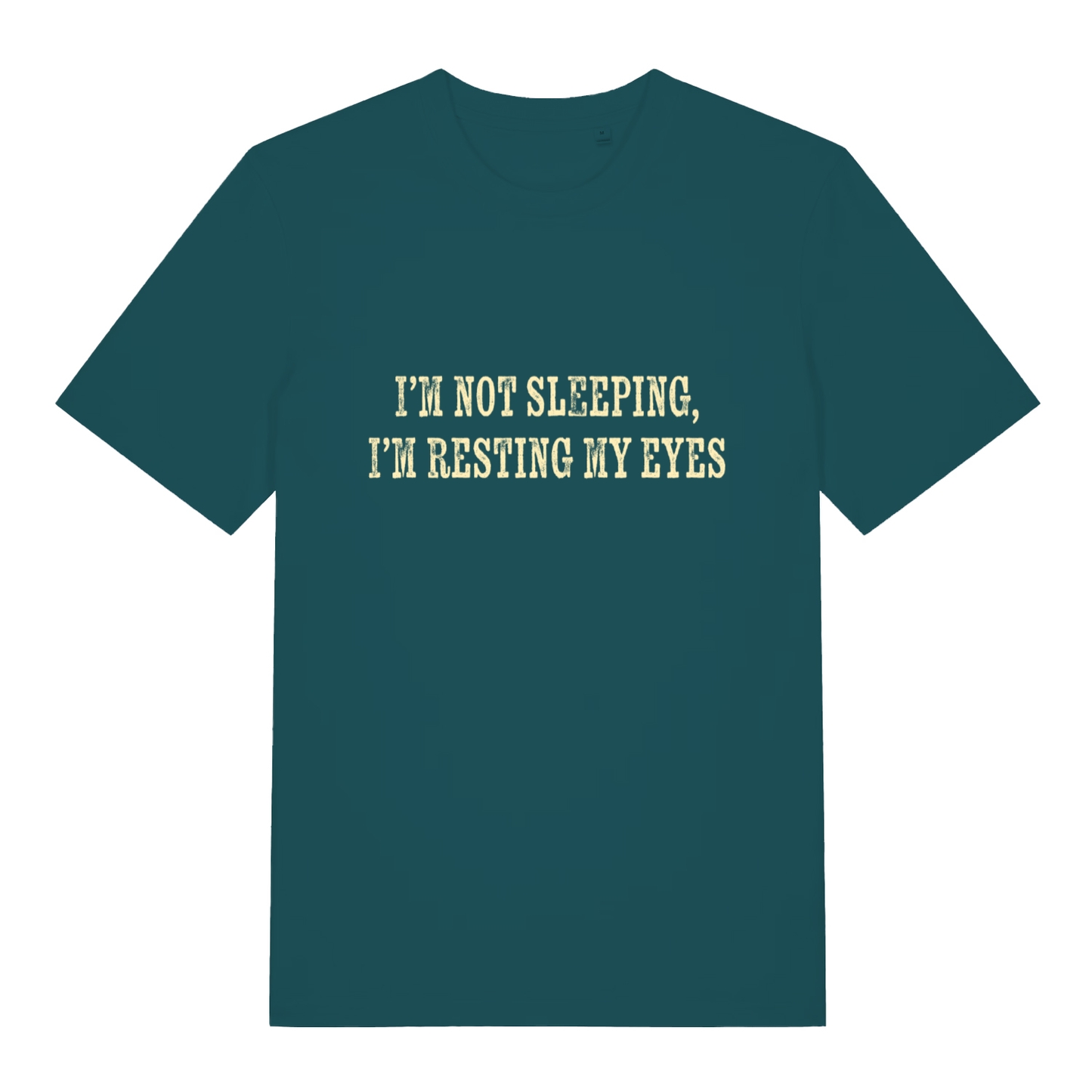 Stargazer I'm Not Sleeping I'm Resting My Eyes funny slogan t-shirt featuring ultimate cheeky ladies design  