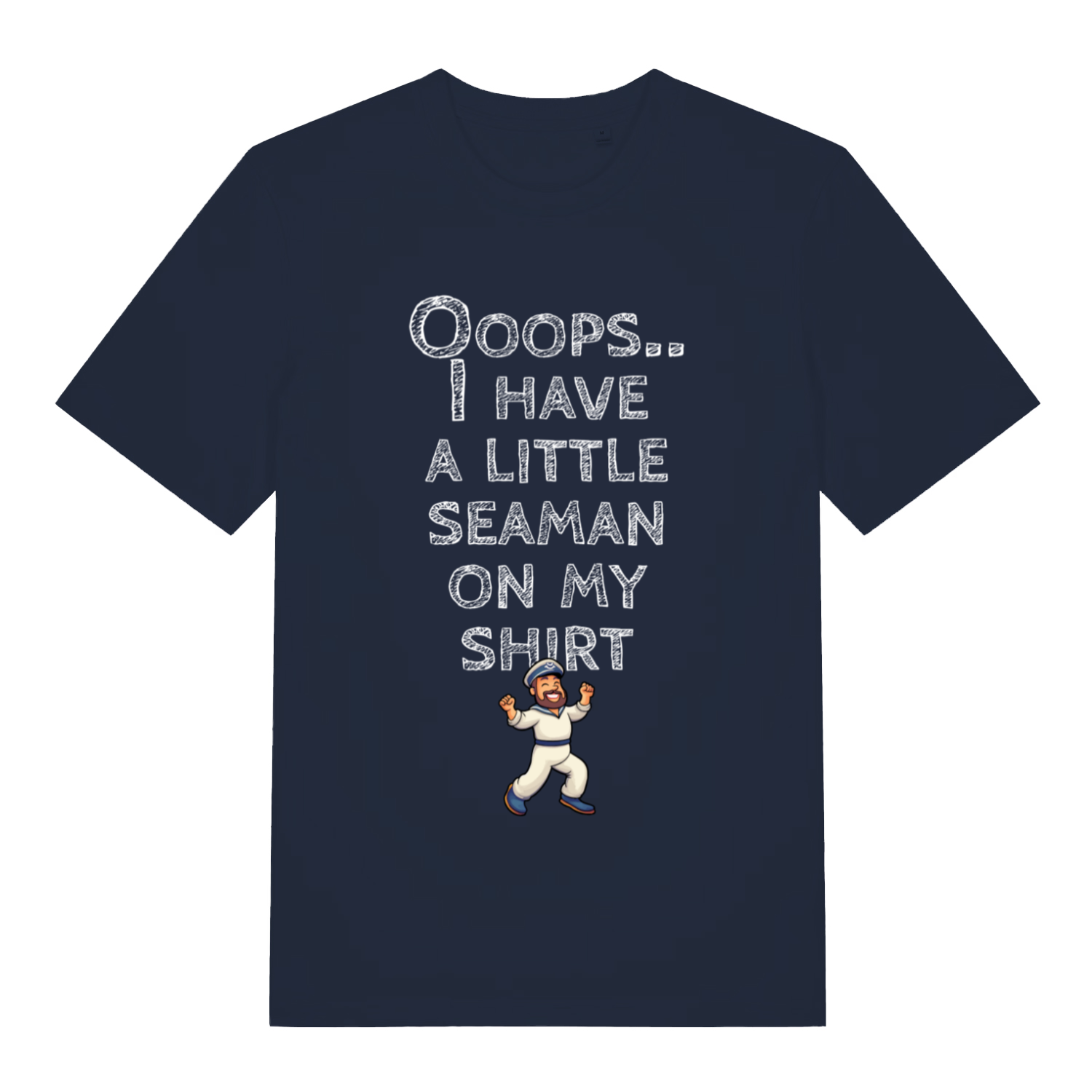 Navy Seaman funny rude slogan t-shirt showing classic offensive seaman design  