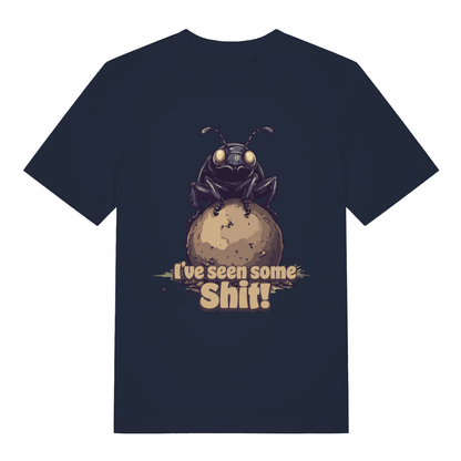 Navy I’ve Seen Some Shit funny graphic t-shirt showing classic rude animal design  