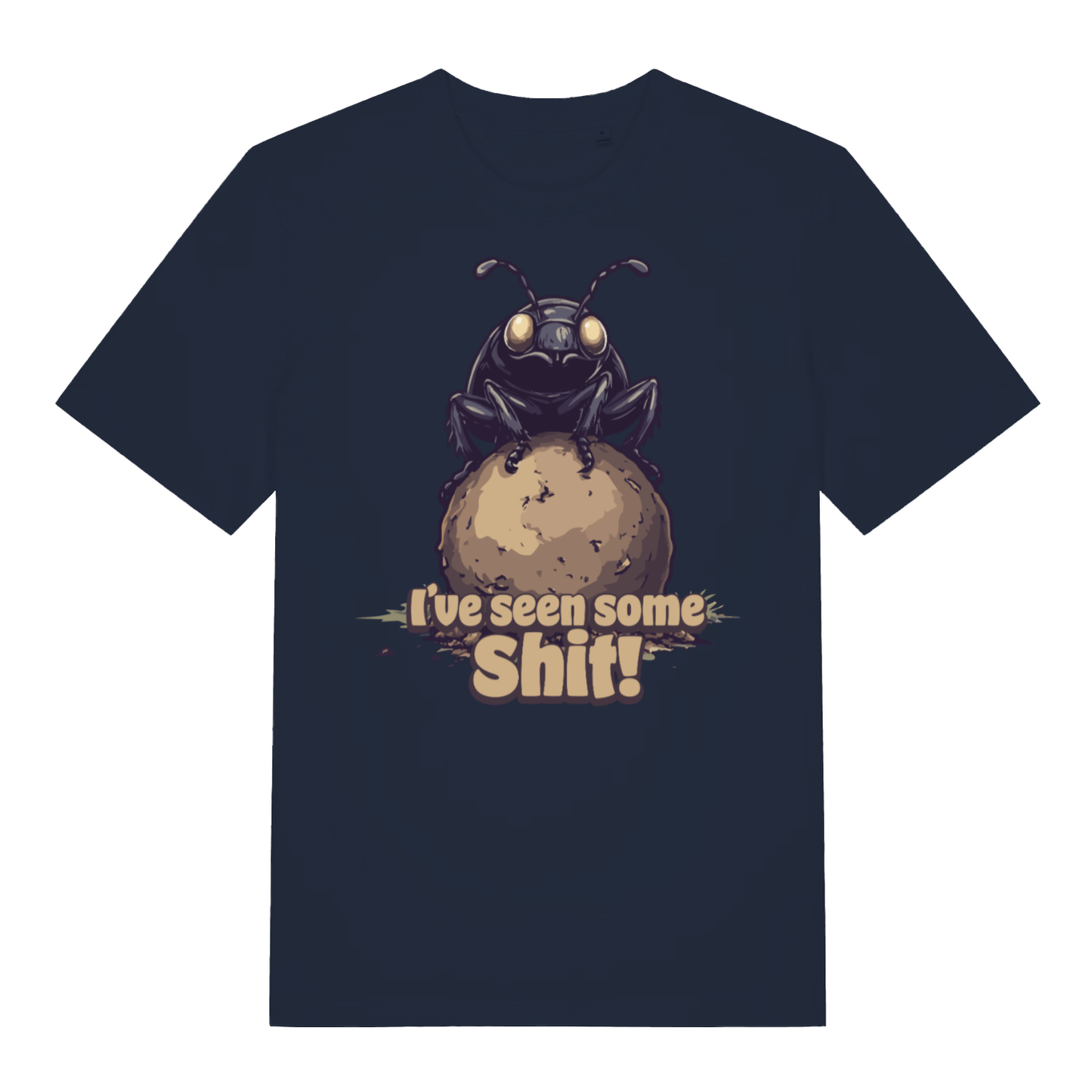 Navy I’ve Seen Some Shit funny graphic t-shirt with witty I’ve seen some shit lettering  