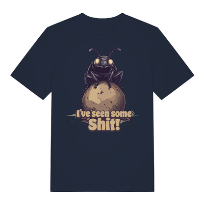 Navy I’ve Seen Some Shit funny graphic t-shirt with witty I’ve seen some shit lettering  