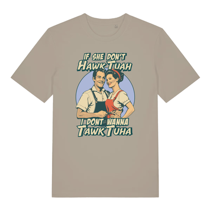 Stone Talk Tuah funny slogan t-shirt showing witty rude meme graphic  