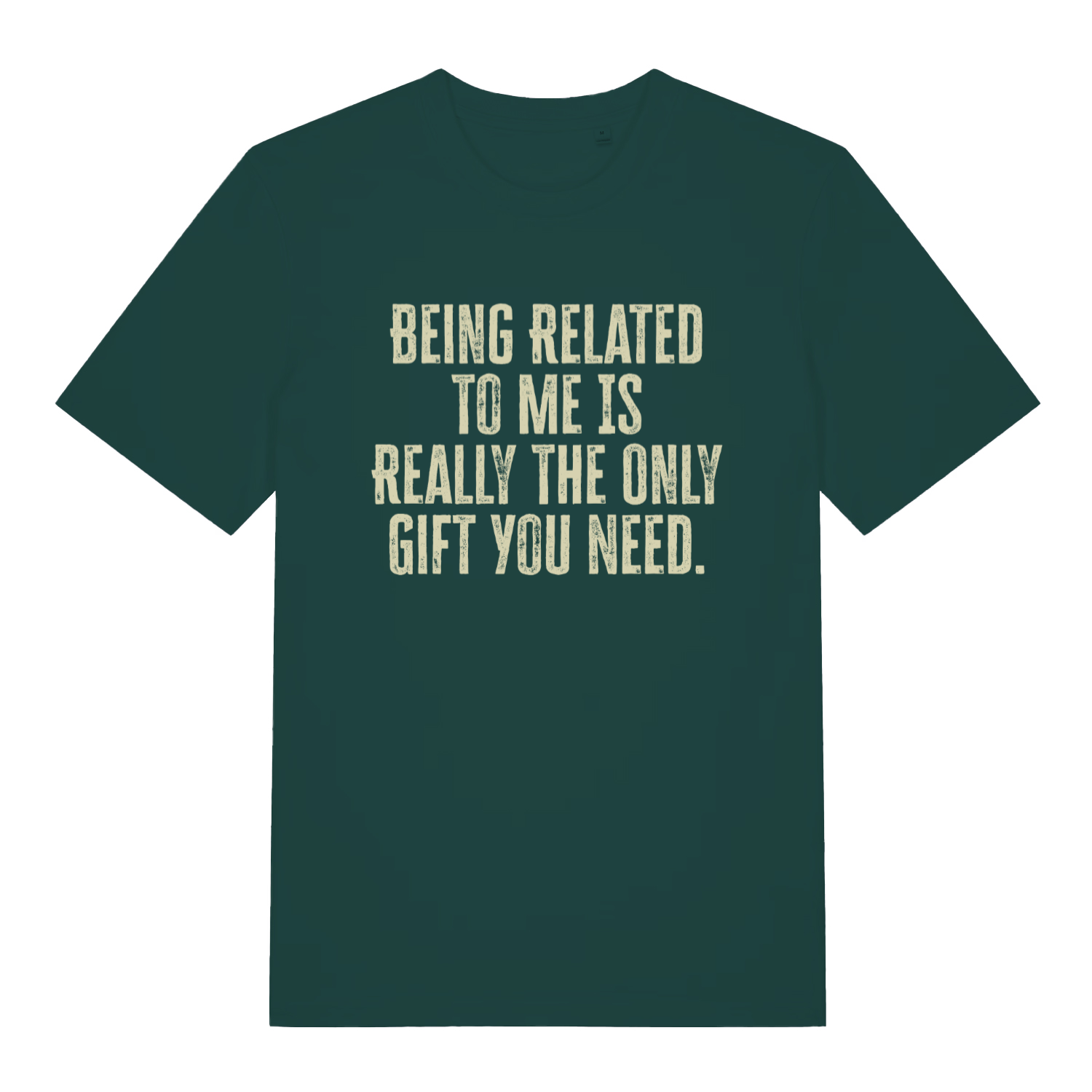 Glazed green The Gift funny slogan t-shirt with bold only gift you need print  