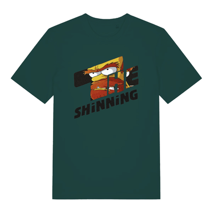 Green The Shinning funny horror parody t-shirt featuring classic The Shinning Muppet design  