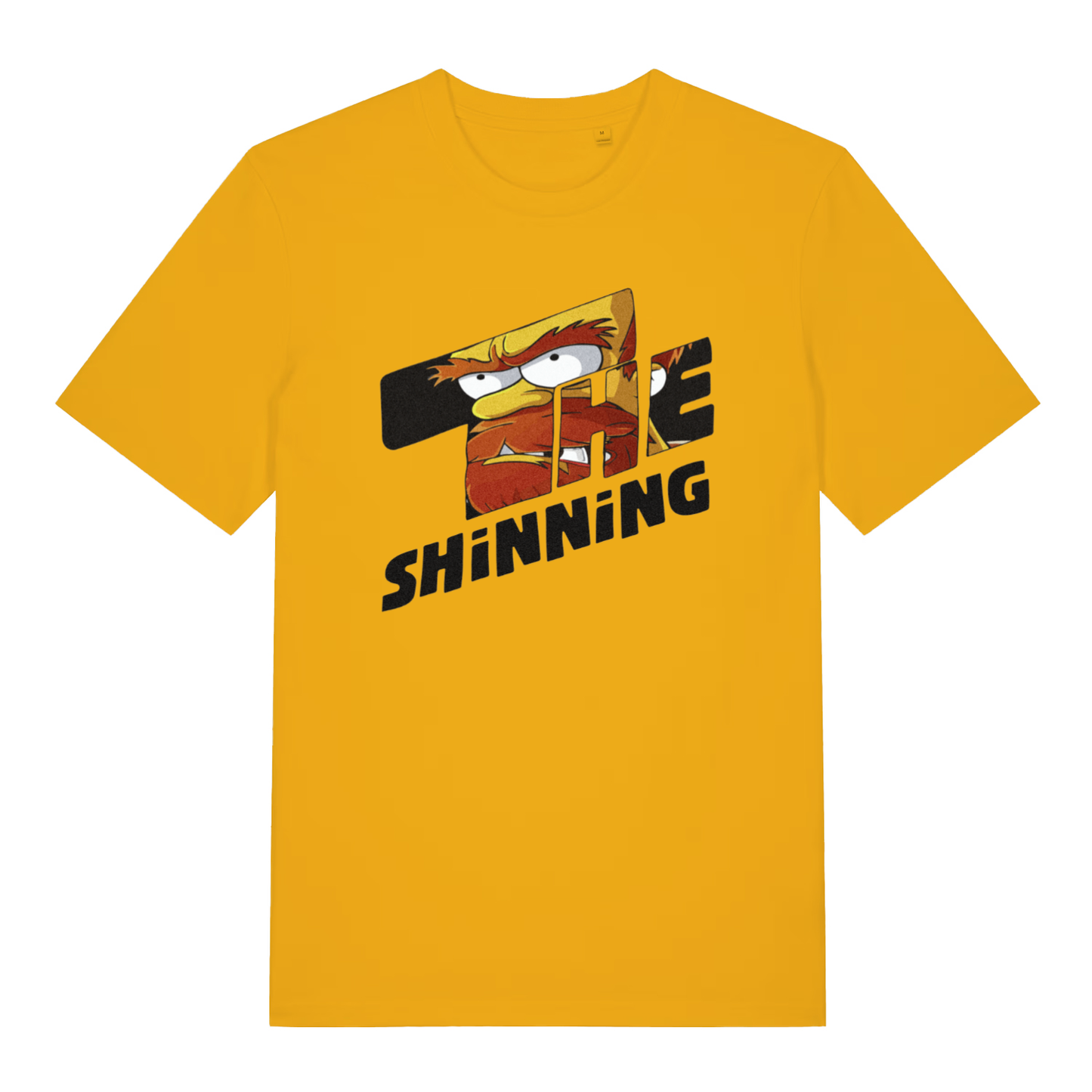 Yellow The Shinning funny horror parody t-shirt showing ultimate Muppet mash-up graphic  