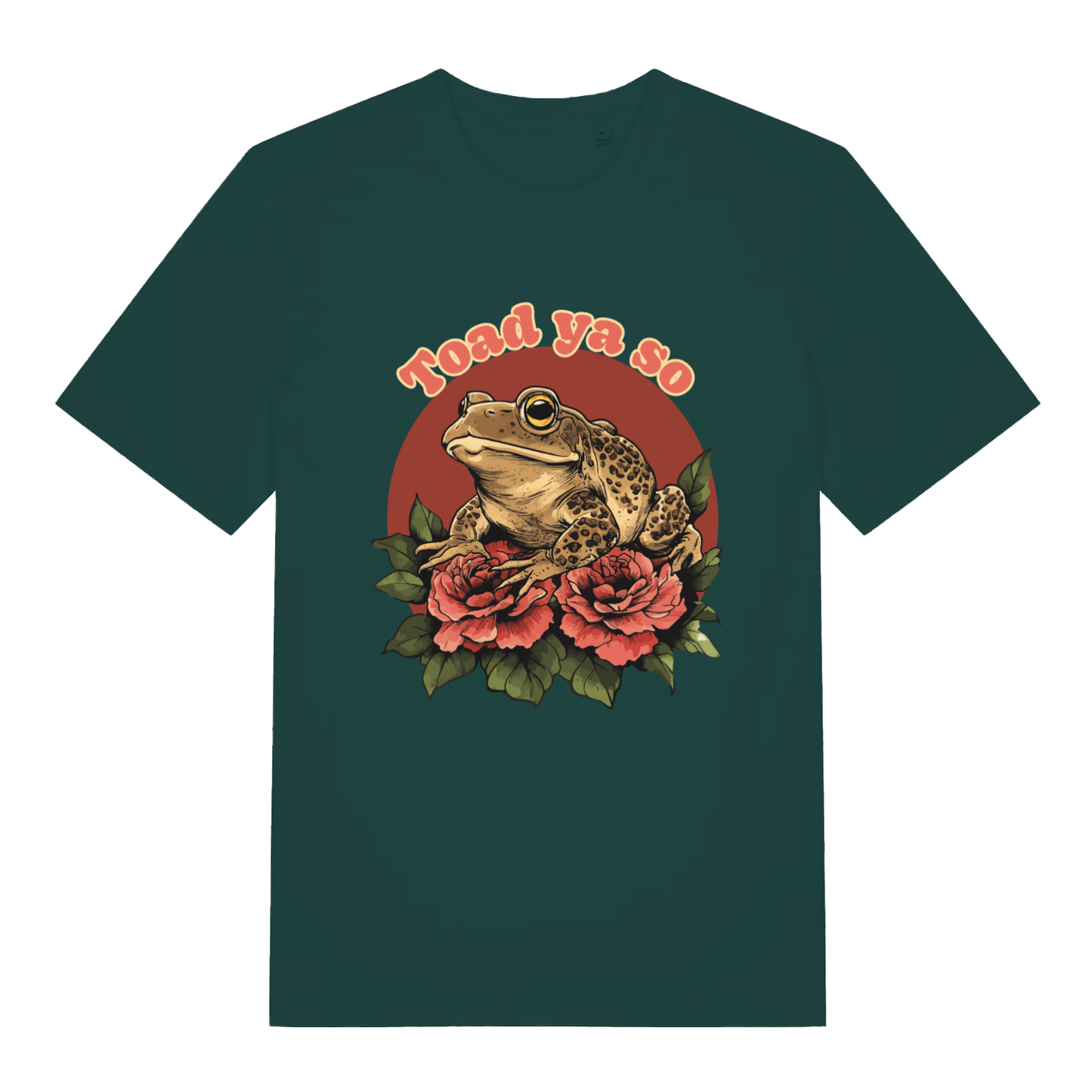 Glazed green Toad Ya So men’s funny graphic t-shirt with bold toad ya so graphic  