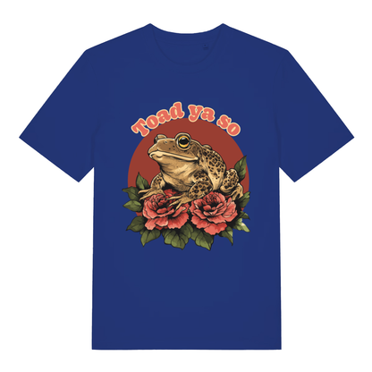 Blue Toad Ya So women’s funny graphic t-shirt featuring witty animal pun print  
