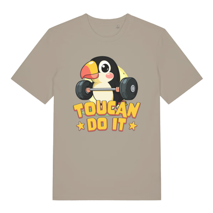 Stone Toucan Do It men’s funny graphic t-shirt featuring ultimate animal motivation print  