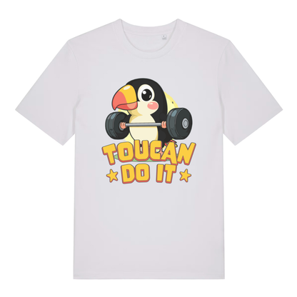 White Toucan Do It men’s funny graphic t-shirt with cheeky toucan do it statement  