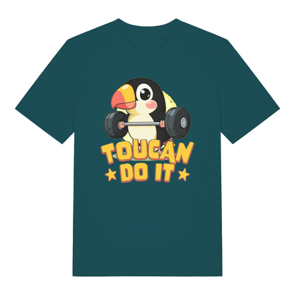 Green Toucan Do It women’s funny graphic t-shirt with bold toucan do it graphic  