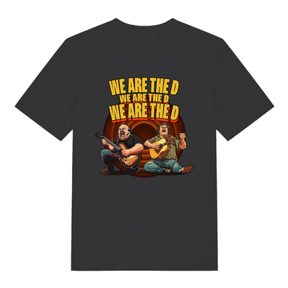 Black We Are The D men’s funny graphic t-shirt featuring witty we are the d print  
