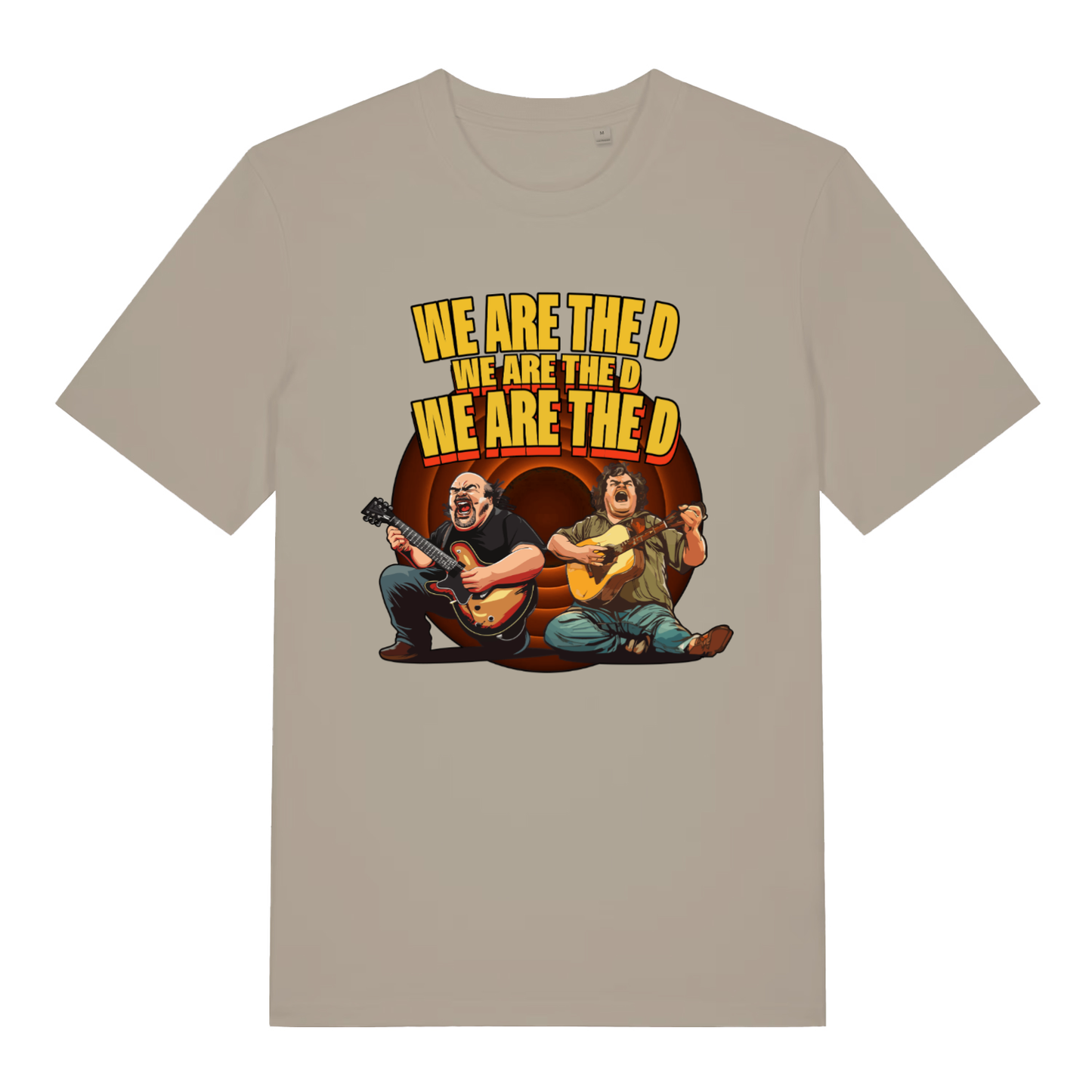 Stone We Are The D men’s funny graphic t-shirt featuring ultimate we are the d print  