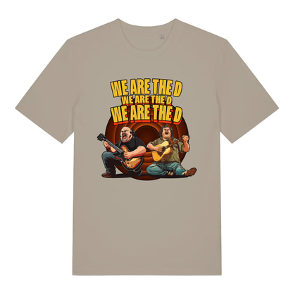 Stone We Are The D men’s funny graphic t-shirt featuring ultimate we are the d print  