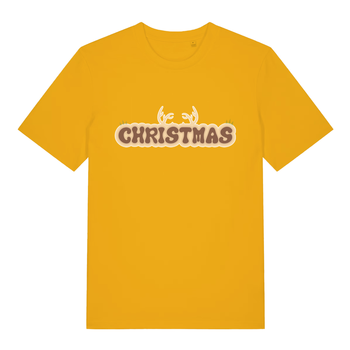 Christmas Antlers T-Shirt | Festive Reindeer Christmas Tee UK
