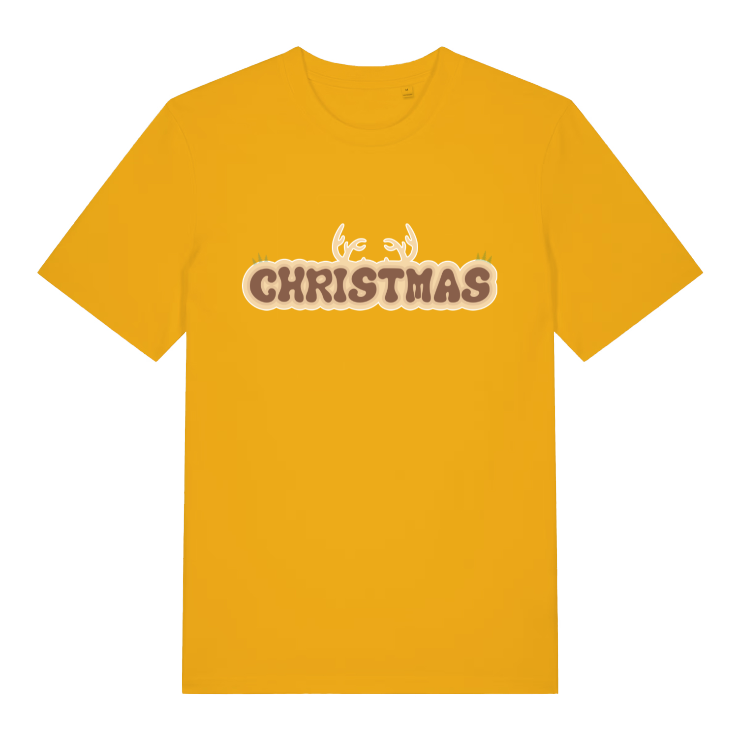 Christmas Antlers T-Shirt | Festive Reindeer Christmas Tee UK