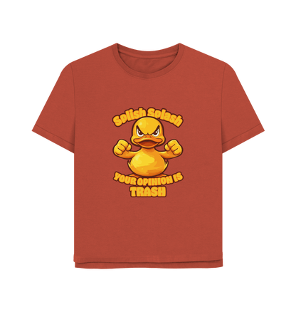 Rust Splish Splash Women's Relaxed Fit T-shirt