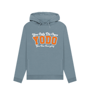 Stone Blue Yodo Women's Hoodie