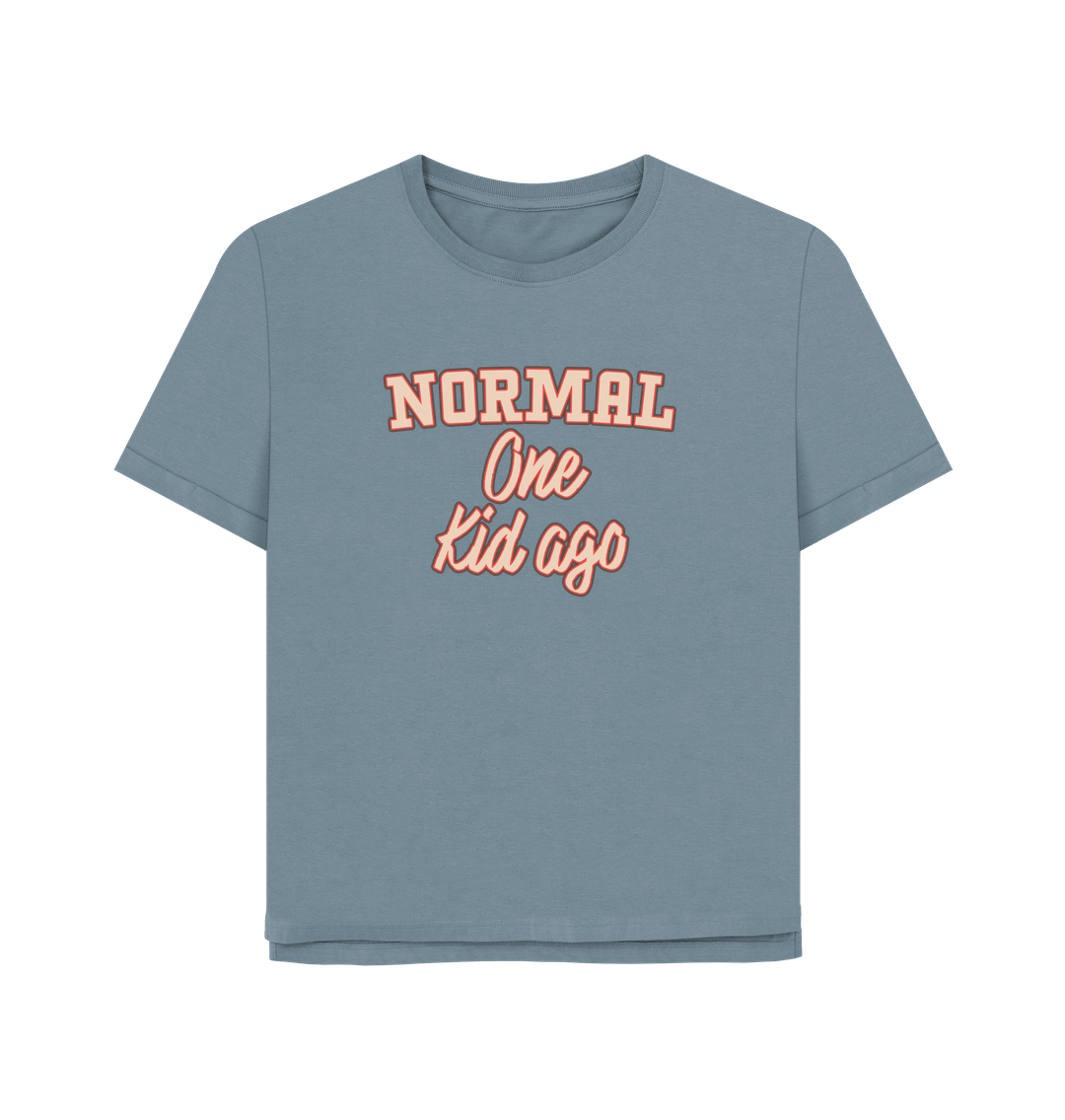 Stone Blue Normal One Women's Relaxed Fit T-shirt