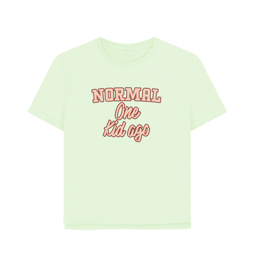 Pastel Green Normal One Women's Relaxed Fit T-shirt